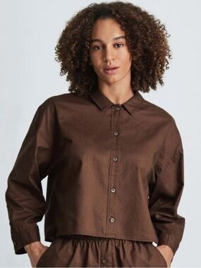 Everlane PJ Top Brown M